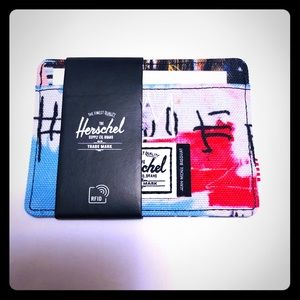 Herschel X Basquiat card wallet
